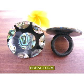 Abalone Shells Finger Rings Accessories Motif 